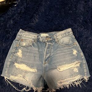 Jean shorts. Worn 3 Times. Taken care of they are like brand new